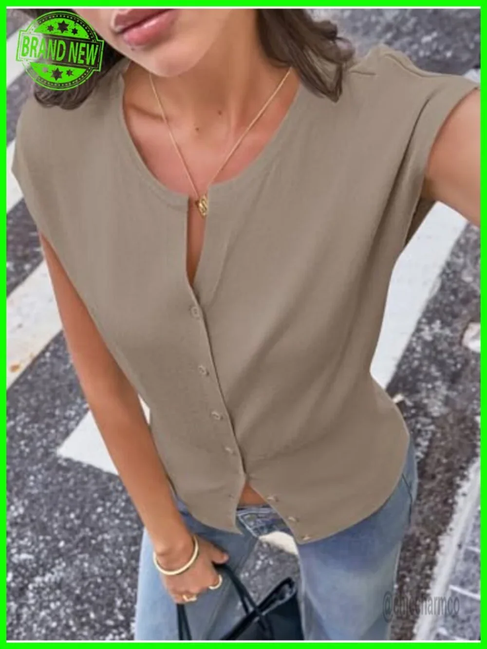Button Down Sweater Vest Sleeveless Ribbed V Neck Tank Top Lightweight Knit